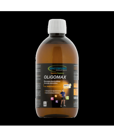 ERGYSPORT OLIGOMAX 250 ML – foto del producto cobre zinc potasio