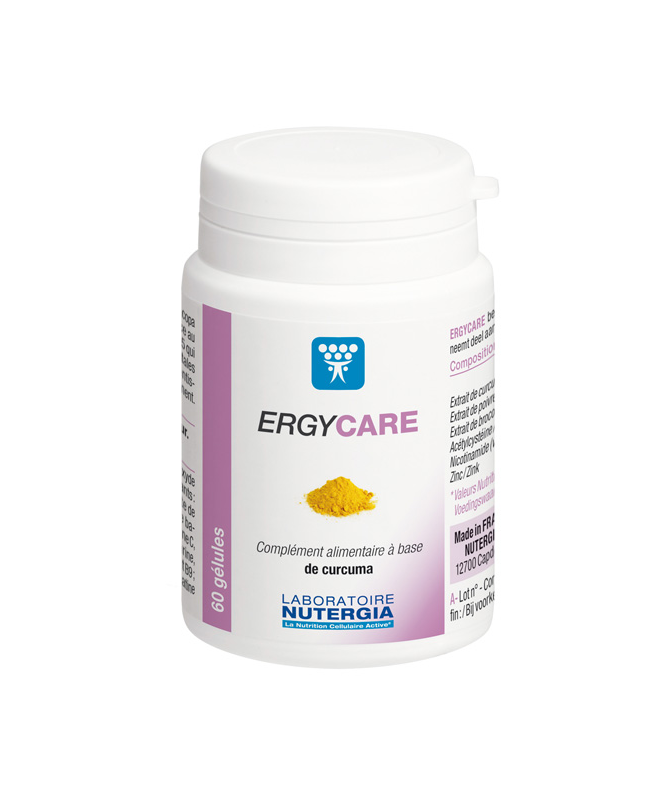 ERGYCARE 60CAP – foto del producto extracto cúrcuma pimienta