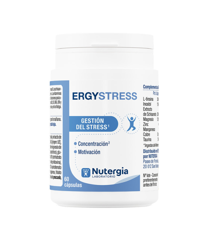 ERGYSTRESS 60CAP – foto del producto vitamina magnesio bacopa