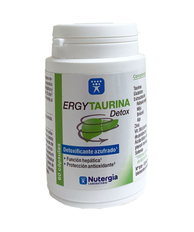 ERGYTAURINA DETOX 60CAP – foto del producto taurina mijo glutatión