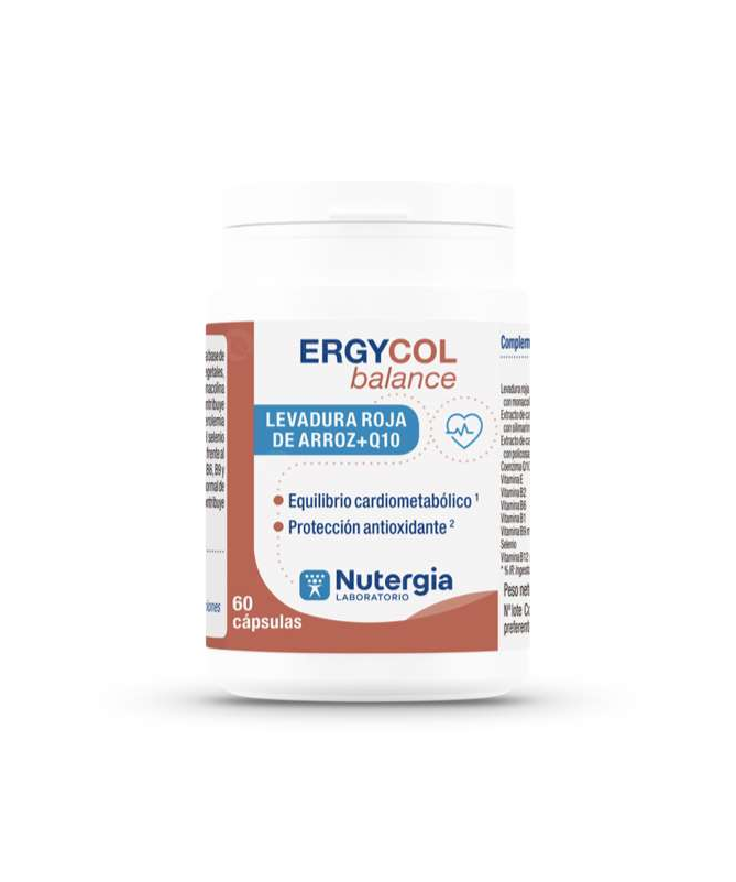 ERGYCOL BALANCE 60CAP – foto del producto vitamina extracto arroz