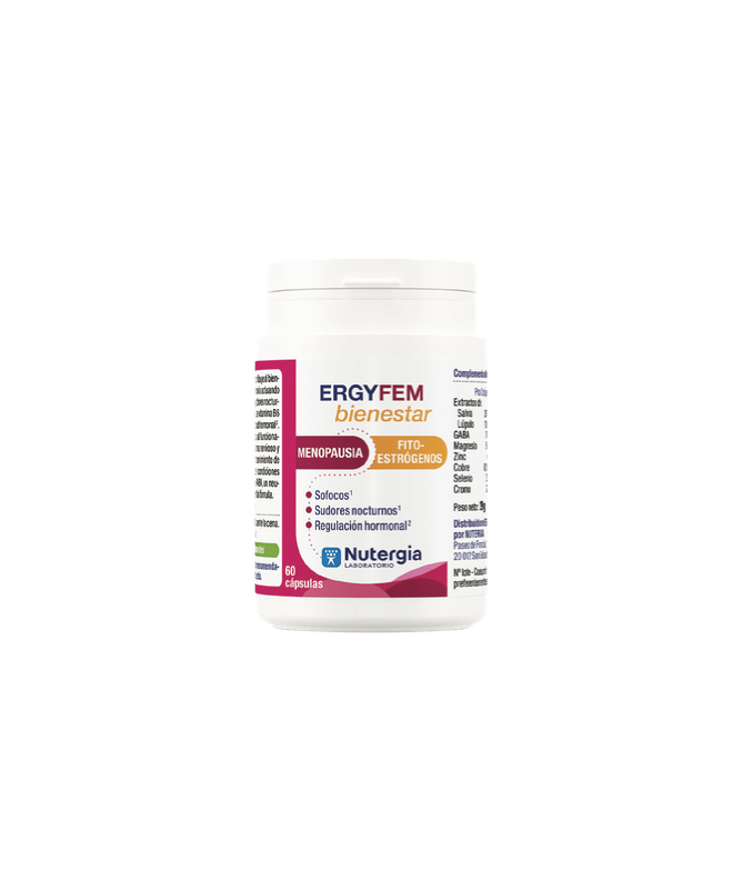 ERGY FEM BIENESTAR 60 CAP – foto del producto vitamina magnesio salvia
