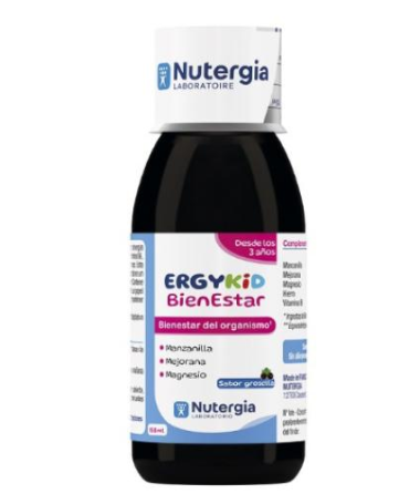 ERGYKID BIENESTAR 150ML – foto del producto agua agave magnesio
