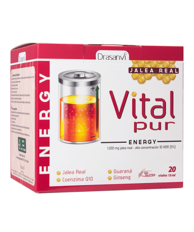 VITALPUR ENERGY 20VIALES – foto del producto vitamina extracto fluido