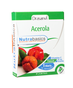 NUTRABASICS ACEROLA 30CAPS – foto del producto acerola extracto nutrabasics