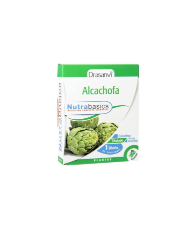 NUTRABASICS ALCACHOFA 30CAPS – foto del producto alcachofa nutrabasics 30caps