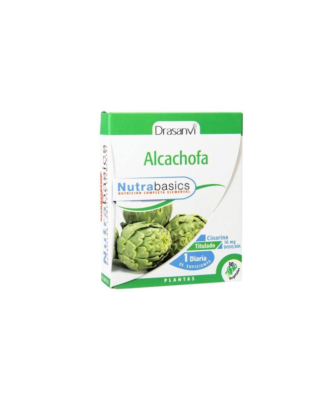 NUTRABASICS ALCACHOFA 30CAPS – foto del producto alcachofa nutrabasics 30caps