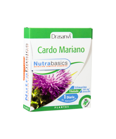 NUTRABASICS CARDO MARIANO 30CAPS – foto del producto agente cardo mariano