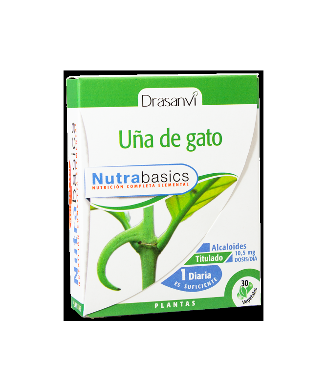 NUTRABASICS U A DE GATO 30CAPS – foto del producto gato extracto nutrabasics