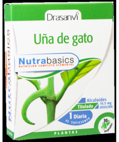 NUTRABASICS U A DE GATO 30CAPS – foto del producto gato extracto nutrabasics