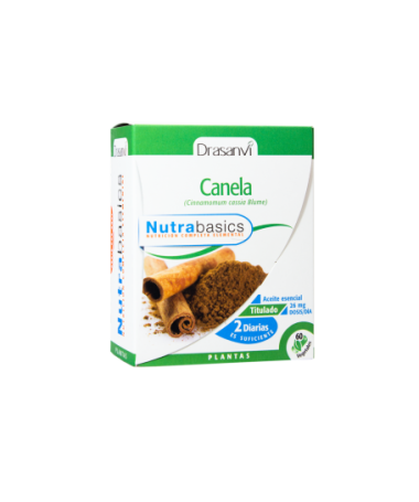 NUTRABASICS CANELA 60CAPS – foto del producto canela nutrabasics 60caps