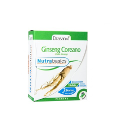 NUTRABASICS GINSENG COREANO 60CAPS – foto del producto ginseng coreano nutrabasics