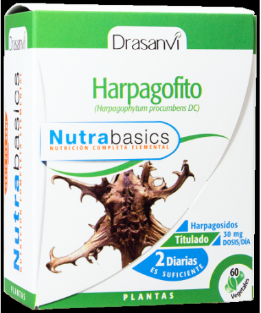 NUTRABASICS HARPAGOFITO 60CAPS – foto del producto nutrabasics harpagofito 60caps