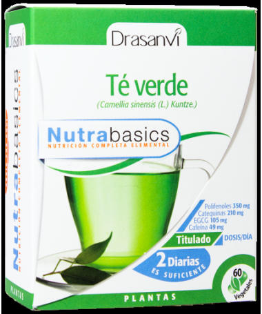 NUTRABASICS TE VERDE 60CAPS – foto del producto aporte verde nutrabasics