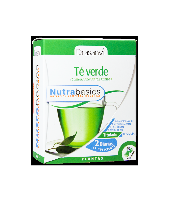NUTRABASICS TE VERDE 60CAPS – foto del producto aporte verde nutrabasics