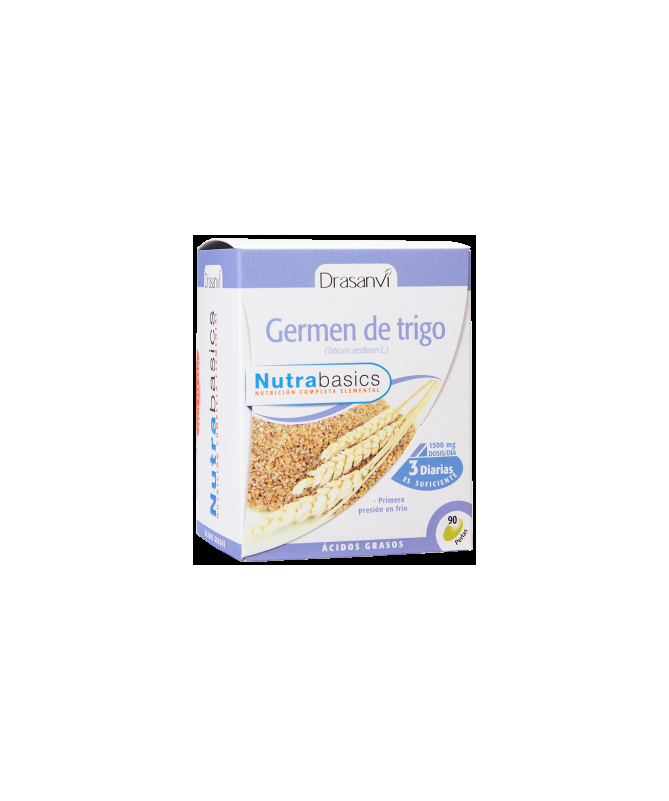 NUTRABASICS GERMEN DE TRIGO 90PERLAS – foto del producto germen trigo nutrabasics