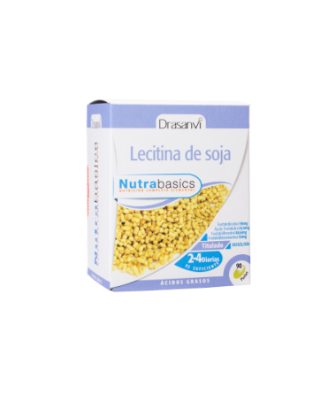 NUTRABASICS LECITINA DE SOJA 540MG 90PERLAS – foto del producto soja lecitina nutrabasics