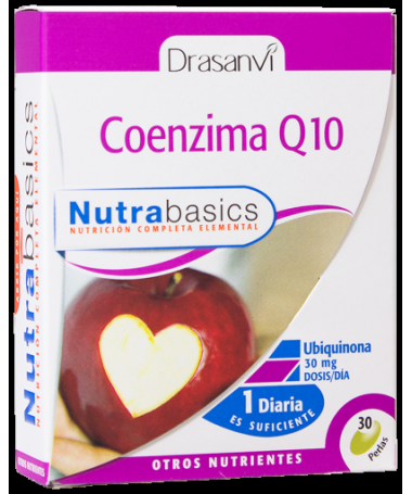 NUTRABASICS COENZIMA Q10 30MG 30CAP – foto del producto coenzima q10 nutrabasics