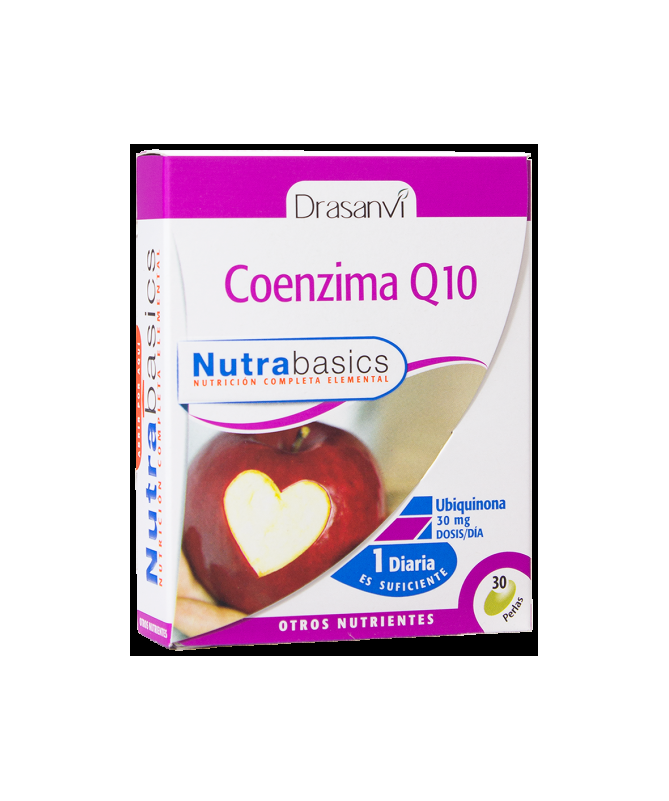 NUTRABASICS COENZIMA Q10 30MG 30CAP – foto del producto coenzima q10 nutrabasics