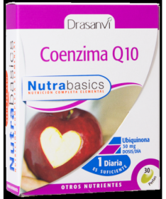 NUTRABASICS COENZIMA Q10 30MG 30CAP – foto del producto coenzima q10 nutrabasics