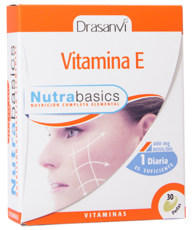 NUTRABASICS VITAMINA E 30PERLAS – foto del producto vitamina soja nutrabasics