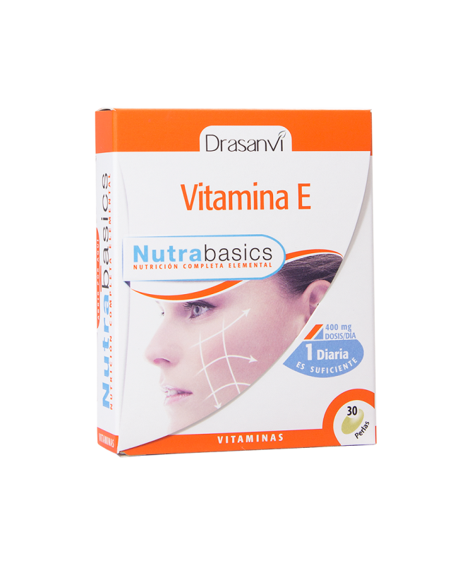 NUTRABASICS VITAMINA E 30PERLAS – foto del producto vitamina soja nutrabasics