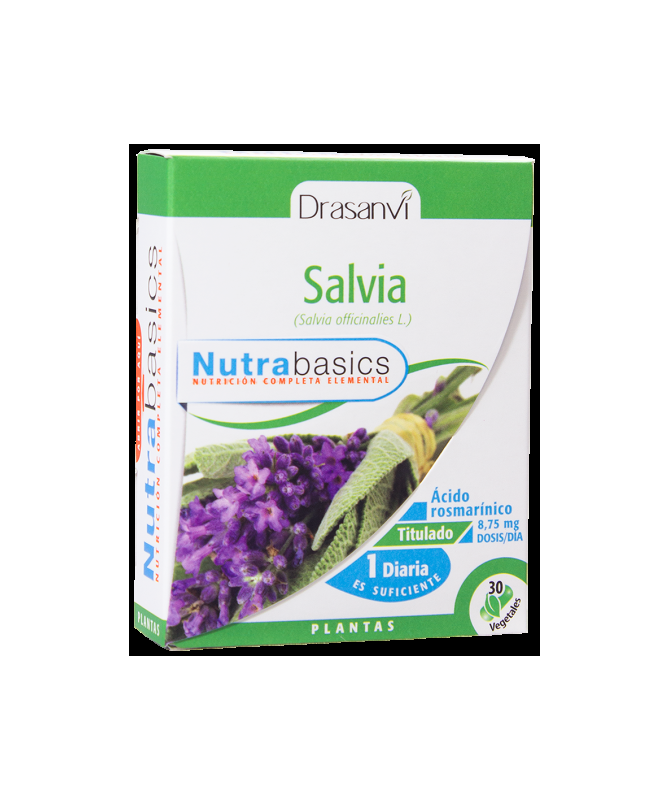 NUTRABASICS SALVIA 30CAP – foto del producto salvia nutrabasics 30cap