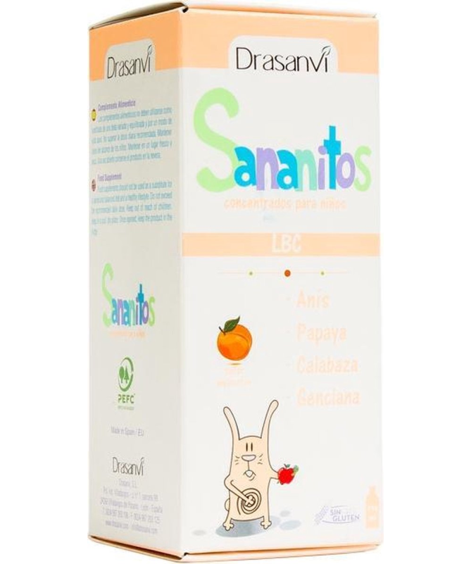 SANANITOS LBC 150ML – foto del producto extracto 150 papaya