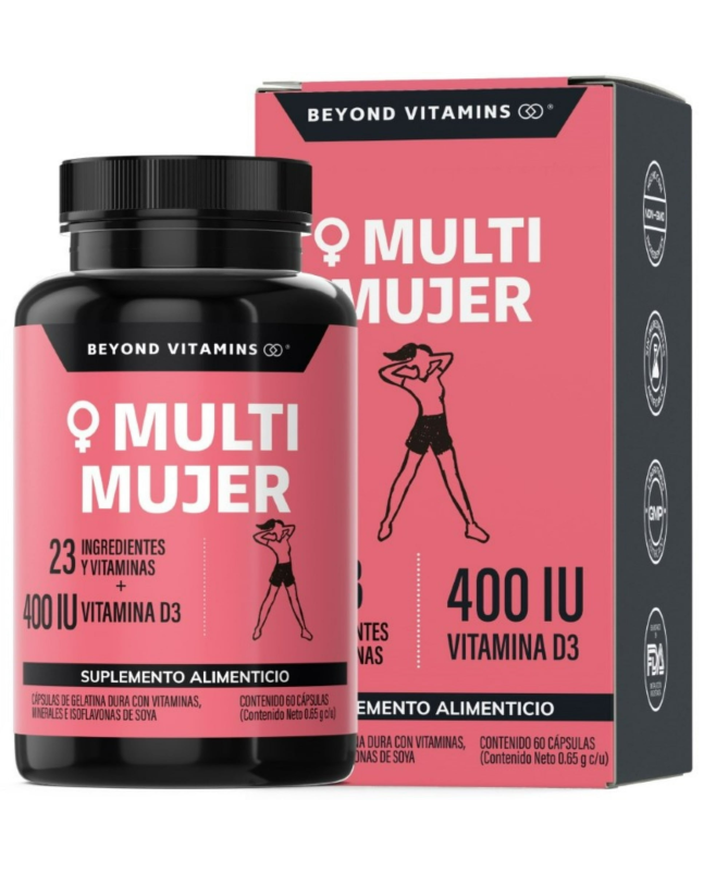 YNERGY MUJER 24CAP – foto del producto forma vitamina calcio