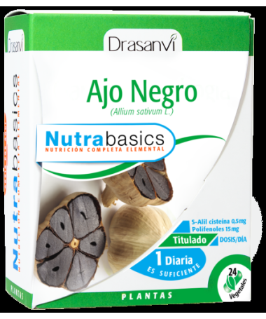 NUTRABASICS AJO NEGRO 24CAP – foto del producto ajo negro nutrabasics