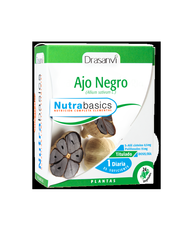 NUTRABASICS AJO NEGRO 24CAP – foto del producto ajo negro nutrabasics