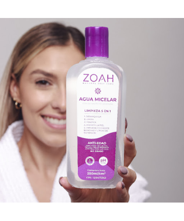 AGUA MICELAR 250ML – foto del producto sodium extract agua