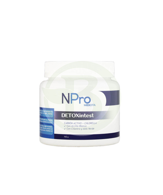 NPRO DETOXINTEST 142GR – foto del producto carbón activo agua