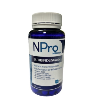 NPRO BUTIBIFIDUS BIOTA 60CAP – foto del producto bifidobacterium ufc npro