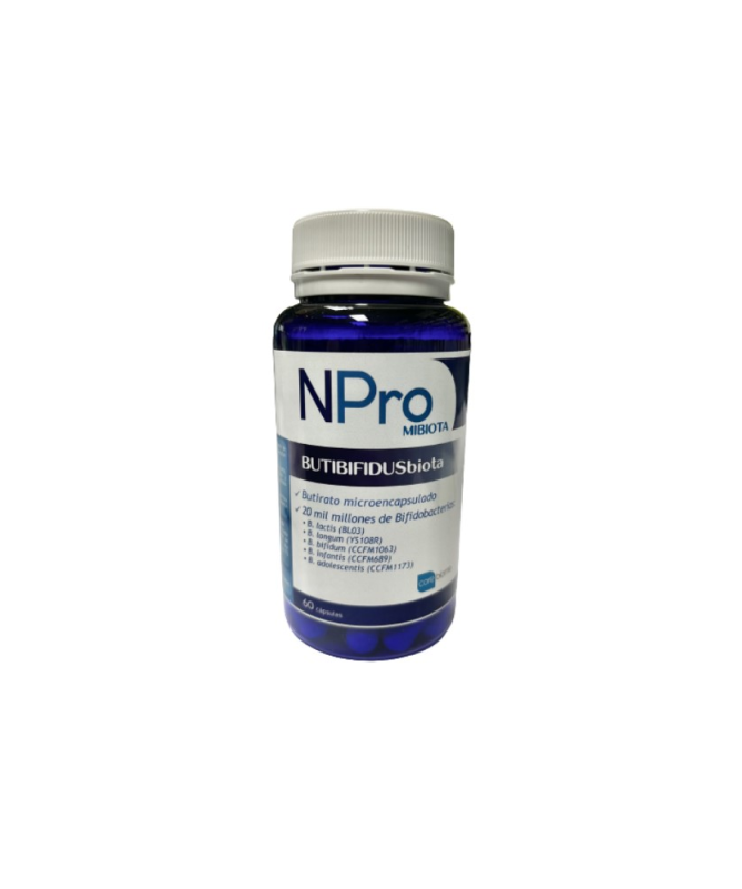 NPRO BUTIBIFIDUS BIOTA 60CAP – foto del producto bifidobacterium ufc npro