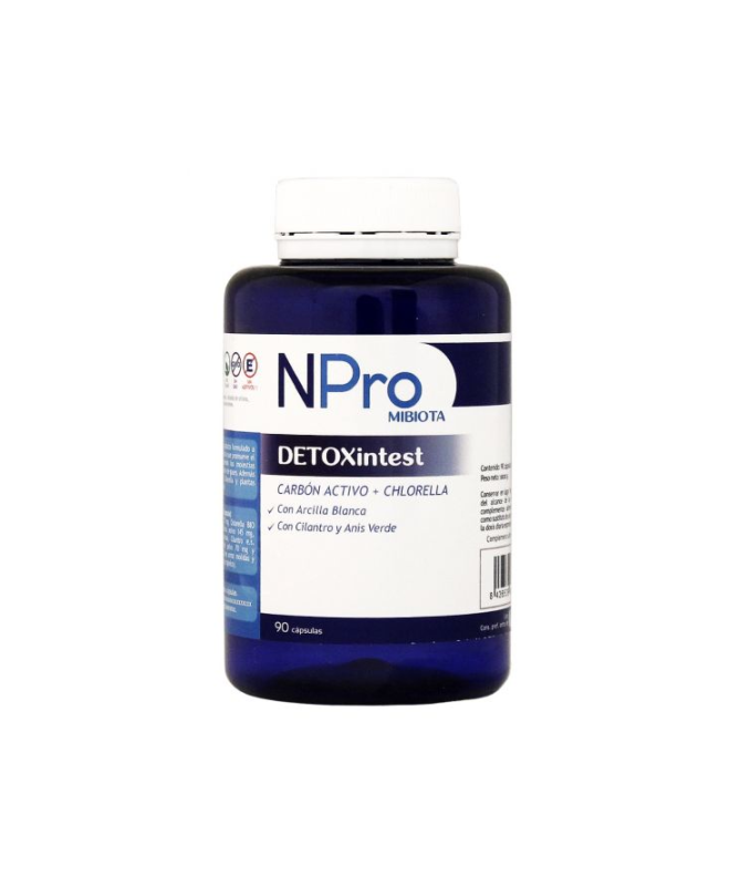 NPRO DETOXINTEST 90CAP – foto del producto cápsula 145 npro