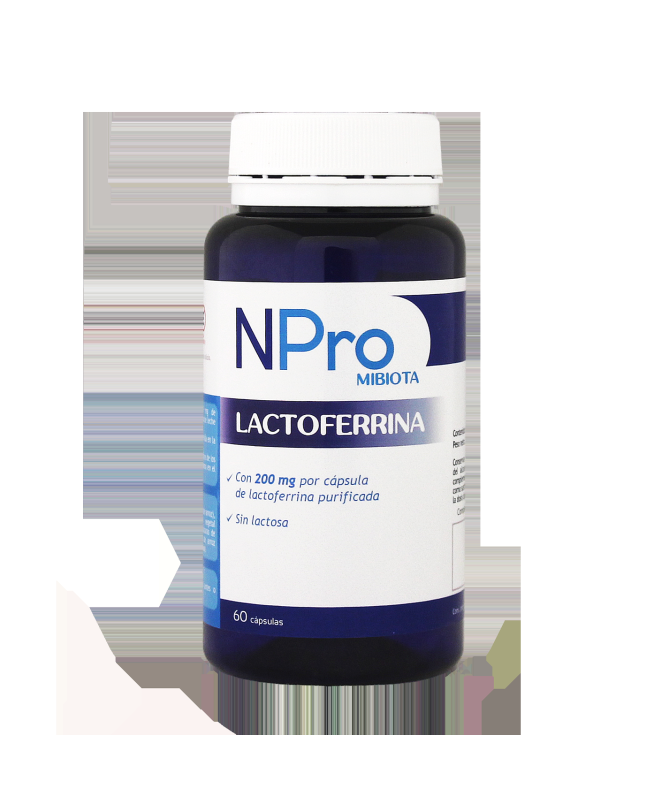 NPRO LACTOFERRINA 60CAP – foto del producto lactoferrina cápsula npro