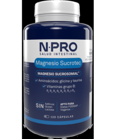 NPRO MAGNESIO SUCROTEC 120CAP – foto del producto vitamina 400%cdr 200%cdr