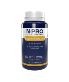 NPRO ENZIM TOLERANCE 60CAP – foto del producto 000 500 cápsula