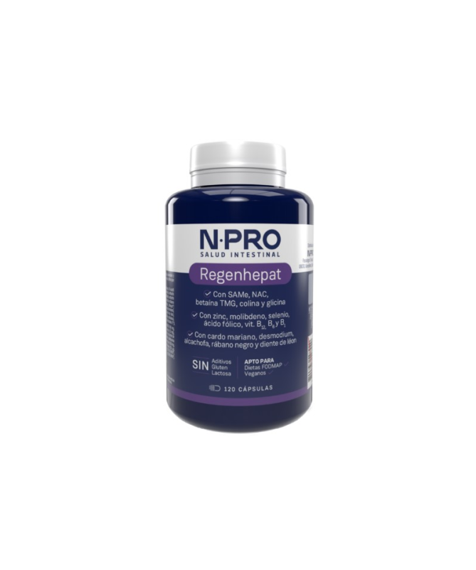 NPRO REGEN HEPAT 120CAP – foto del producto 240 vit mcg