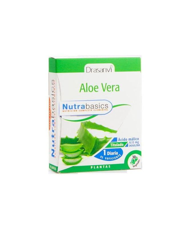 NUTRABASICS ALOE VERA 60COMP – foto del producto aloe vera nutrabasics