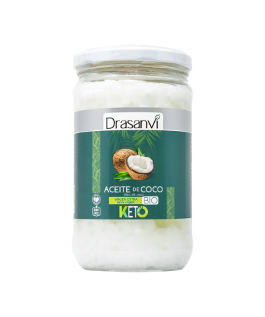 ACEITE COCO VIRGEN BIO 500 ML KETO – foto del producto aceite coco virgen