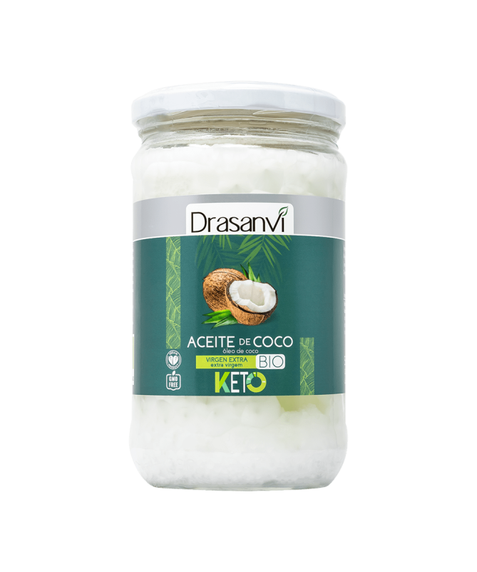 ACEITE COCO VIRGEN BIO 500 ML KETO – foto del producto aceite coco virgen