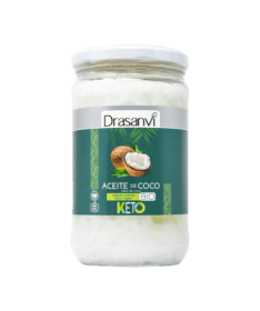 ACEITE COCO VIRGEN BIO 500 ML KETO – foto del producto aceite coco virgen