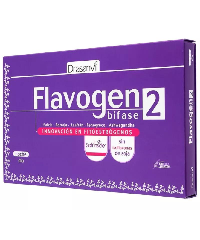 FLAVOGEN BIFASE 2 60CAP – foto del producto extracto agente seco
