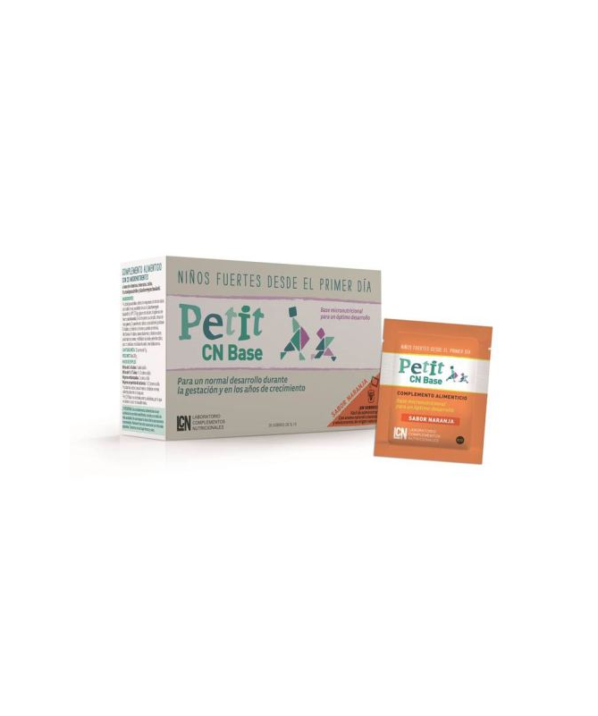 PETIT CN BASE SABOR NARANJA 30SBRS – foto del producto vit calcio citrato