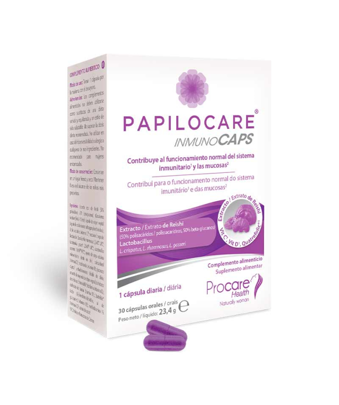 PAPILOCARE INMUNOCAPS 30 CAPS – foto del producto vitamina papilocare inmunocaps