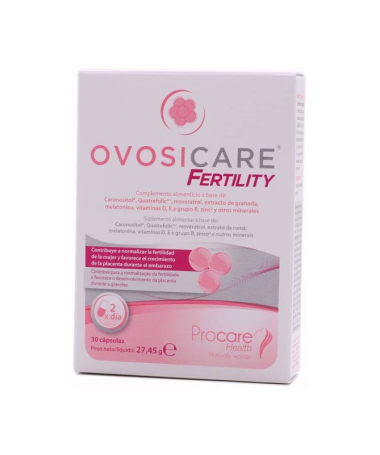 OVOSICARE FERTILITY 30 CAPS – foto del producto vitamina ácido fertility