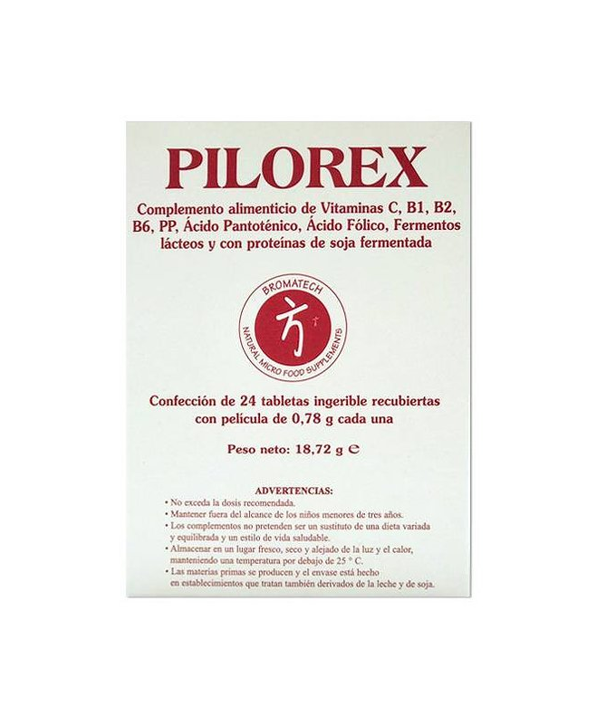 PILOREX 24COMP – foto del producto vitamina lactobacillus calcio
