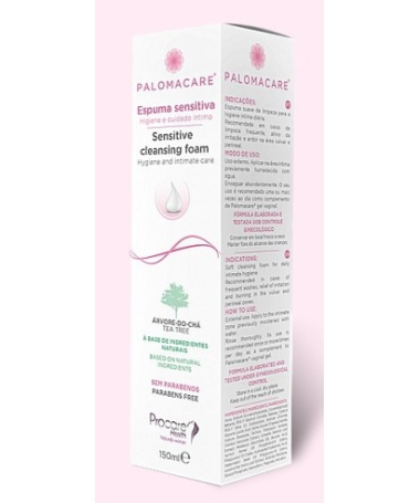 PALOMACARE ESPUMA SENS LAV VULVOVAG 150 ML – foto del producto palomacare espuma sens